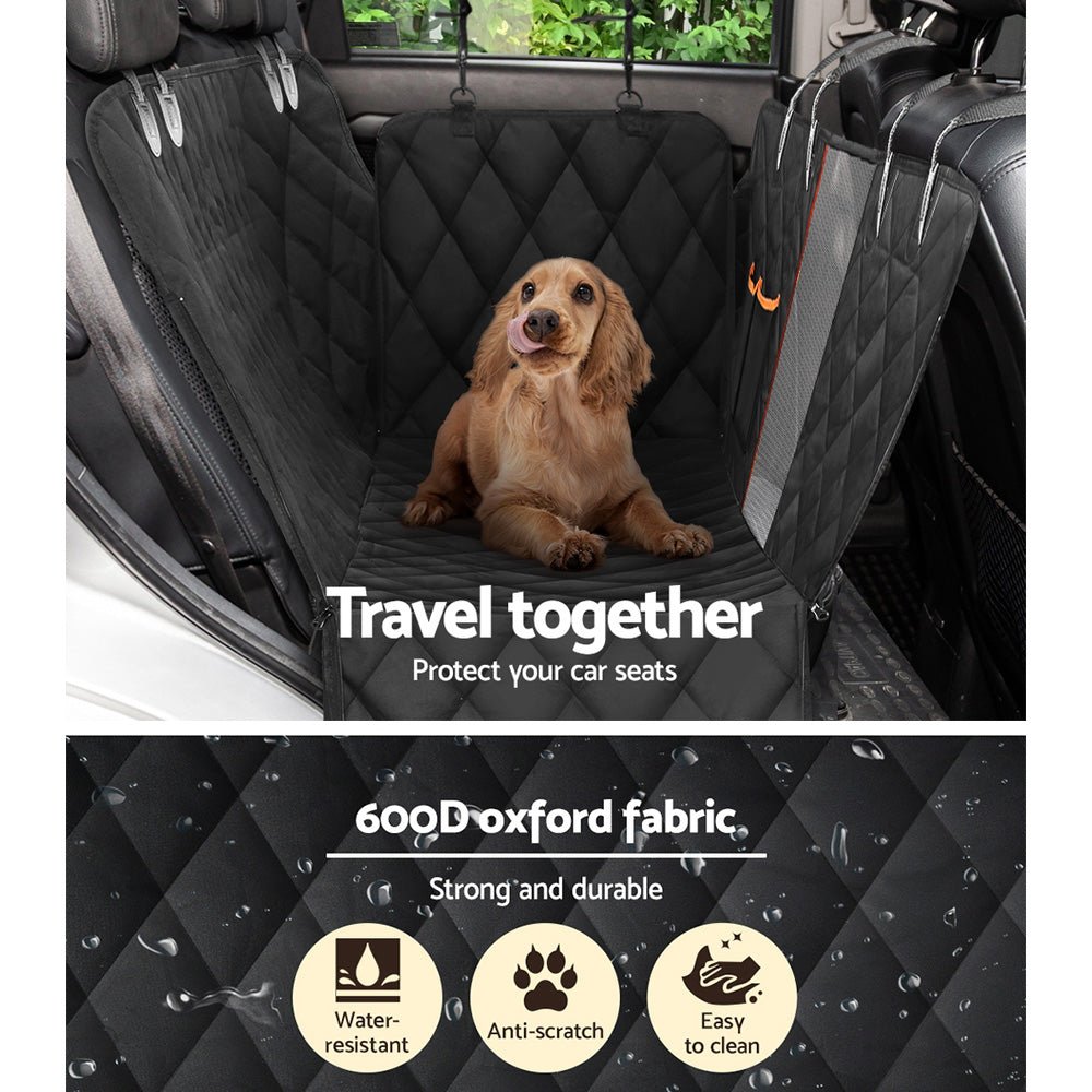 Pet Car Seat Cover Dog Hammock Waterproof Non-Slip Protector Mat - Black - Auto Accessories > Auto Accessories Others > Automotive Decor - Rivercity House & Home Co. (ABN 18 642 972 209) - Affordable Modern Furniture Australia