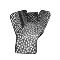 Pet Car Seat Cover Hammock with Side Flaps and Safety Belt - Black