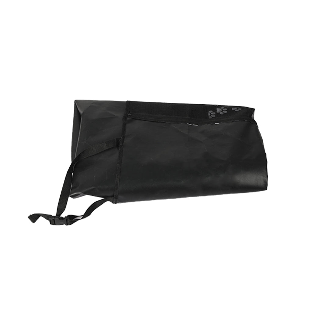 Pet Car Seat Cover Hammock with Side Flaps and Safety Belt - Black - Rivercity House & Home Co. (ABN 18 642 972 209) - Affordable Modern Furniture Australia