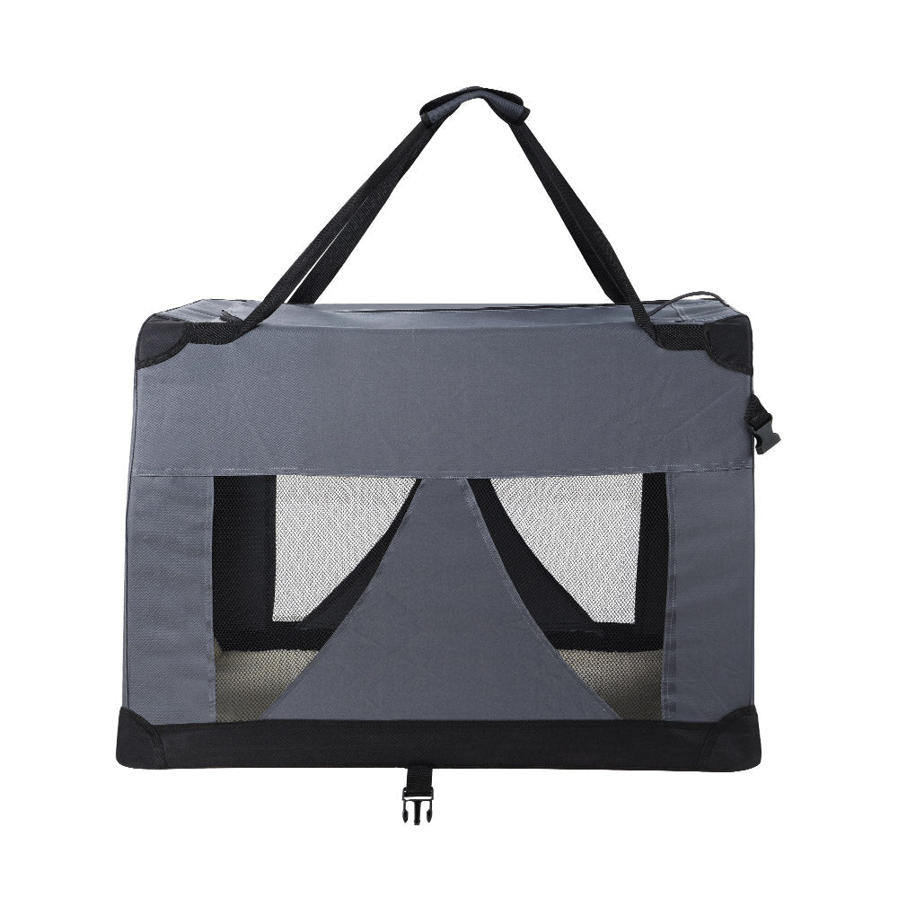 Pet Carrier Soft Crate Dog Cat Travel 60x42CM Portable Foldable Car M - Pet Care > Cat Supplies > Cat Carriers & Crates - Rivercity House & Home Co. (ABN 18 642 972 209) - Affordable Modern Furniture Australia