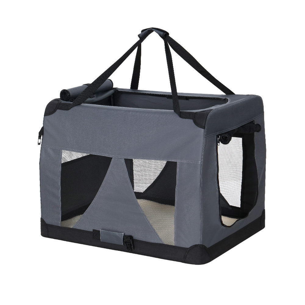 Pet Carrier Soft Crate Dog Cat Travel 60x42CM Portable Foldable Car M - Pet Care > Cat Supplies > Cat Carriers & Crates - Rivercity House & Home Co. (ABN 18 642 972 209) - Affordable Modern Furniture Australia