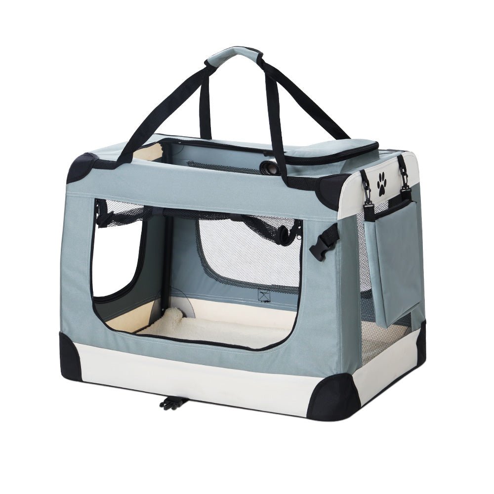 Pet Carrier Soft Crate Dog Cat Travel 70x52CM Portable Foldable Car Large - Pet Care > Cat Supplies > Cat Carriers & Crates - Rivercity House & Home Co. (ABN 18 642 972 209) - Affordable Modern Furniture Australia