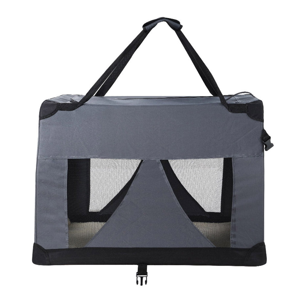 Pet Carrier Soft Crate Dog Cat Travel 82x58CM Portable Foldable Car XL - Pet Care > Cat Supplies > Cat Carriers & Crates - Rivercity House & Home Co. (ABN 18 642 972 209) - Affordable Modern Furniture Australia
