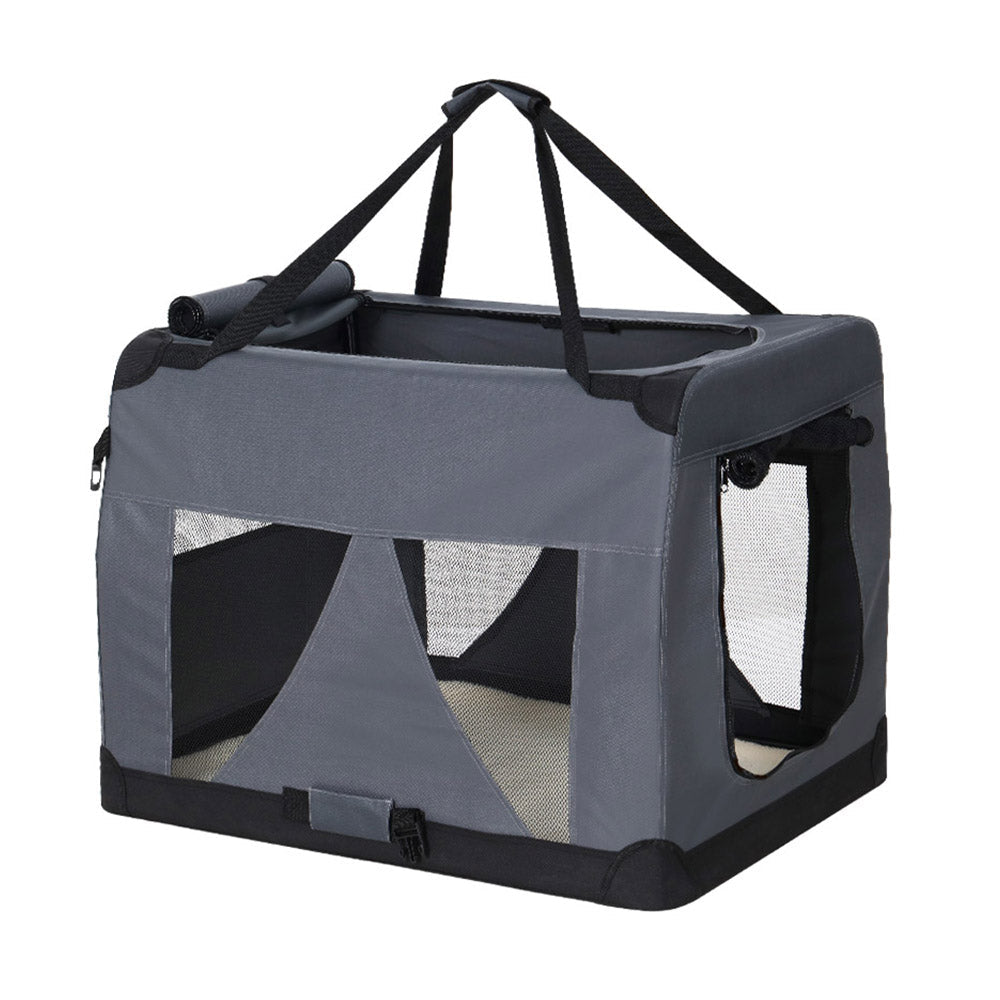 Pet Carrier Soft Crate Dog Cat Travel 82x58CM Portable Foldable Car XL - Pet Care > Cat Supplies > Cat Carriers & Crates - Rivercity House & Home Co. (ABN 18 642 972 209) - Affordable Modern Furniture Australia