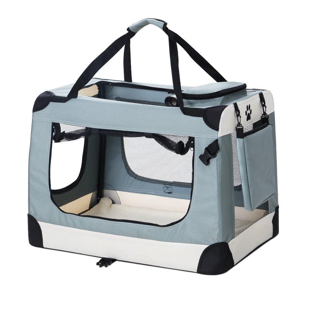 Pet Carrier Soft Crate Dog Cat Travel 90x61CM Portable Foldable Car 2XL - Pet Care > Cat Supplies > Cat Carriers & Crates - Rivercity House & Home Co. (ABN 18 642 972 209) - Affordable Modern Furniture Australia