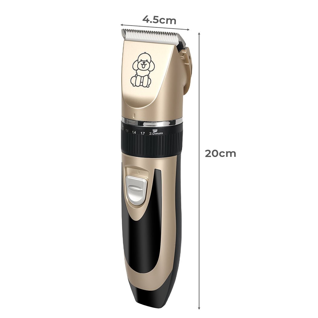 Pet Clipper Grooming Trimmer Kit for Cats and Dogs - Gold - Rivercity House & Home Co. (ABN 18 642 972 209) - Affordable Modern Furniture Australia