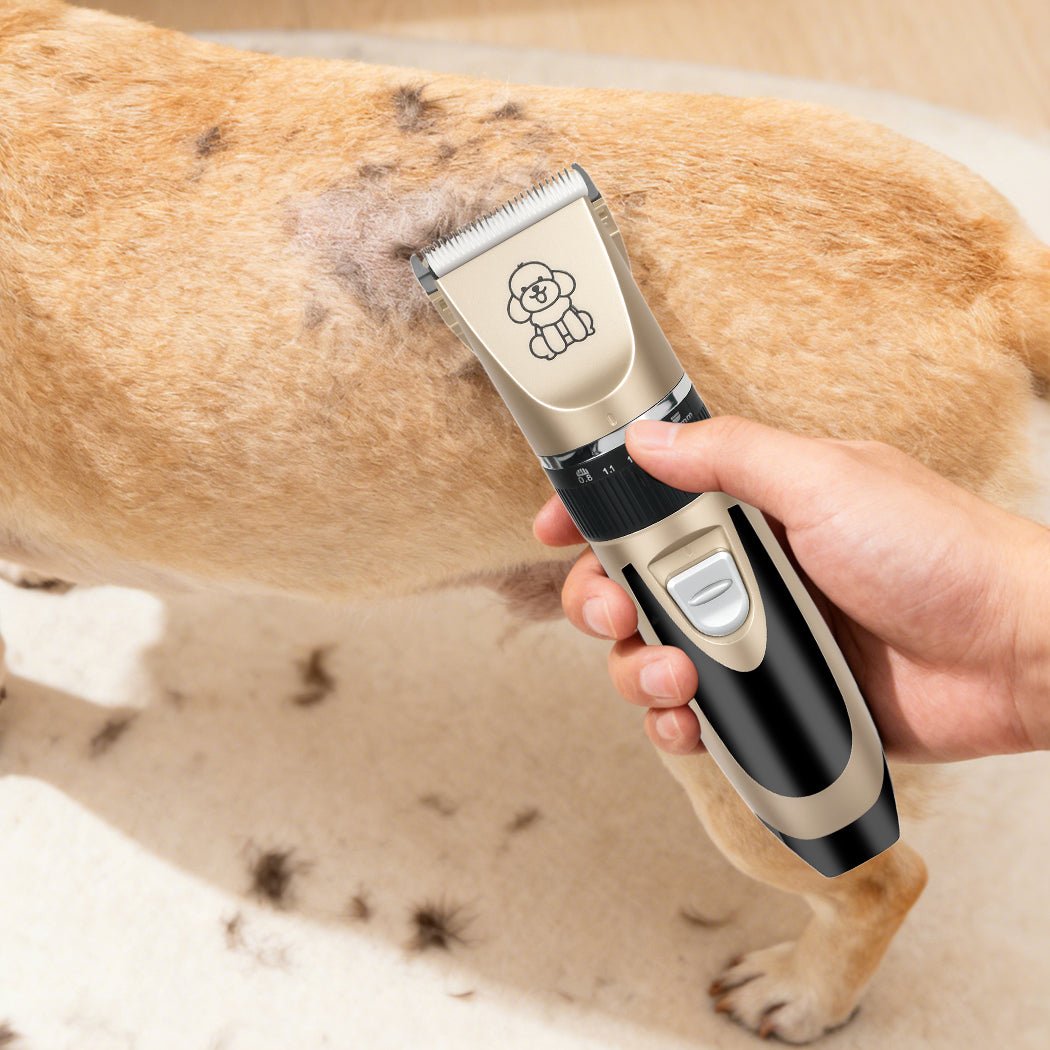 Pet Clipper Grooming Trimmer Kit for Cats and Dogs - Gold - Rivercity House & Home Co. (ABN 18 642 972 209) - Affordable Modern Furniture Australia