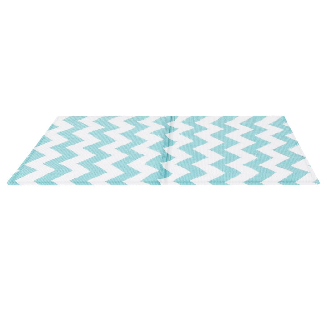 Pet Cooling Mat 40x50cm Foldable Breathable - Blue - Rivercity House & Home Co. (ABN 18 642 972 209) - Affordable Modern Furniture Australia