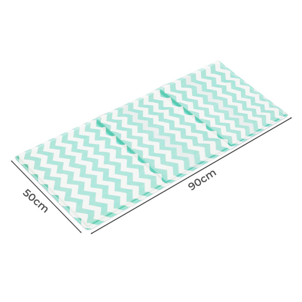 Pet Cooling Mat 50x90cm with Textured Surface - Green - Rivercity House & Home Co. (ABN 18 642 972 209) - Affordable Modern Furniture Australia
