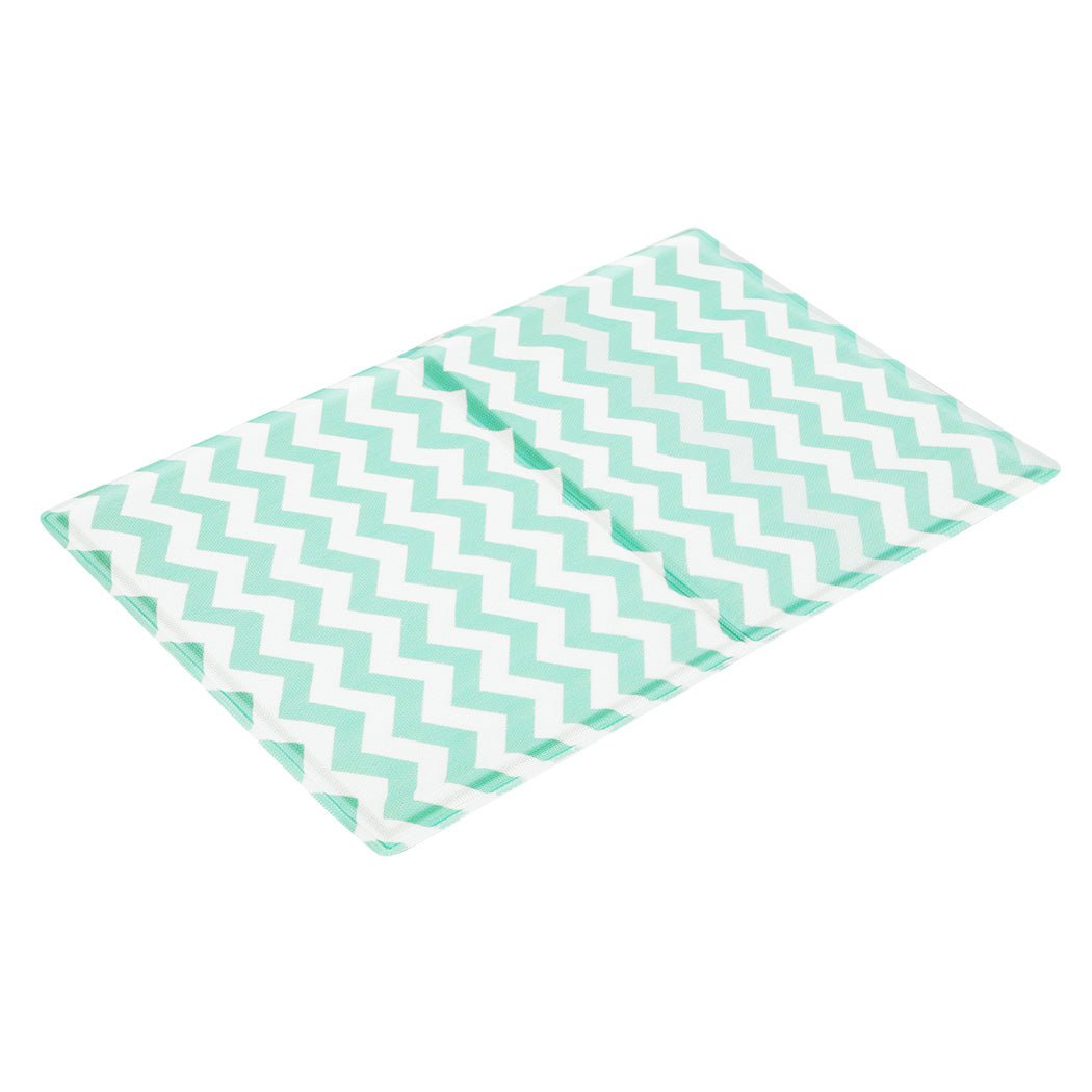 Pet Cooling Mat Foldable Portable 50x65cm - Green - Rivercity House & Home Co. (ABN 18 642 972 209) - Affordable Modern Furniture Australia