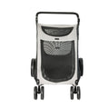 Pet Dog and Cat Stroller Pram Carrier - Black and Grey