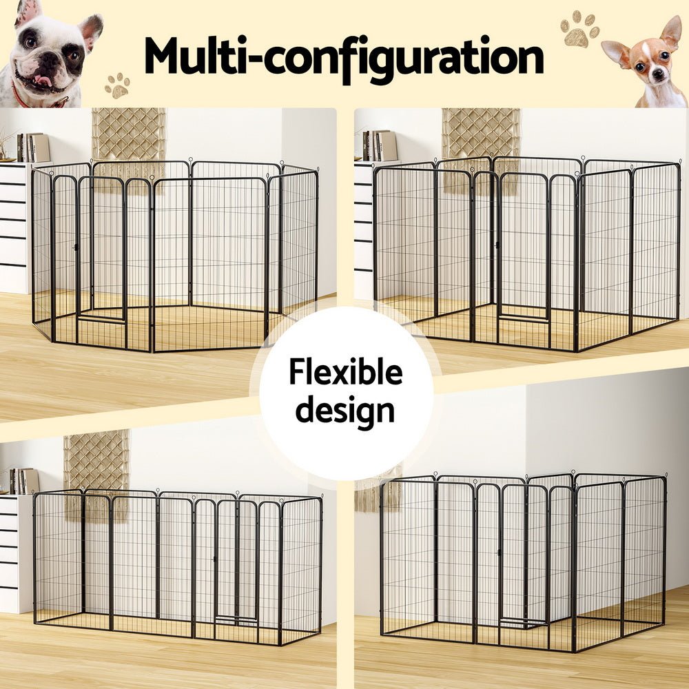 Pet Dog Playpen 48" Enclosure 8 Panel Cage Kennel Puppy Fence Play Pen - Pet Care > Dog Supplies > Dog Playpens & Gates - Rivercity House & Home Co. (ABN 18 642 972 209) - Affordable Modern Furniture Australia