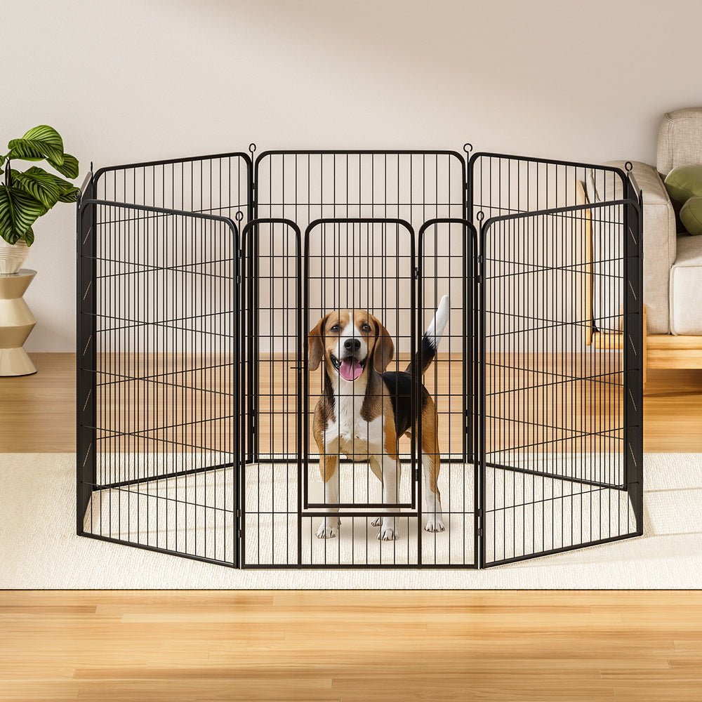 Pet Dog Playpen 48" Enclosure 8 Panel Cage Kennel Puppy Fence Play Pen - Pet Care > Dog Supplies > Dog Playpens & Gates - Rivercity House & Home Co. (ABN 18 642 972 209) - Affordable Modern Furniture Australia