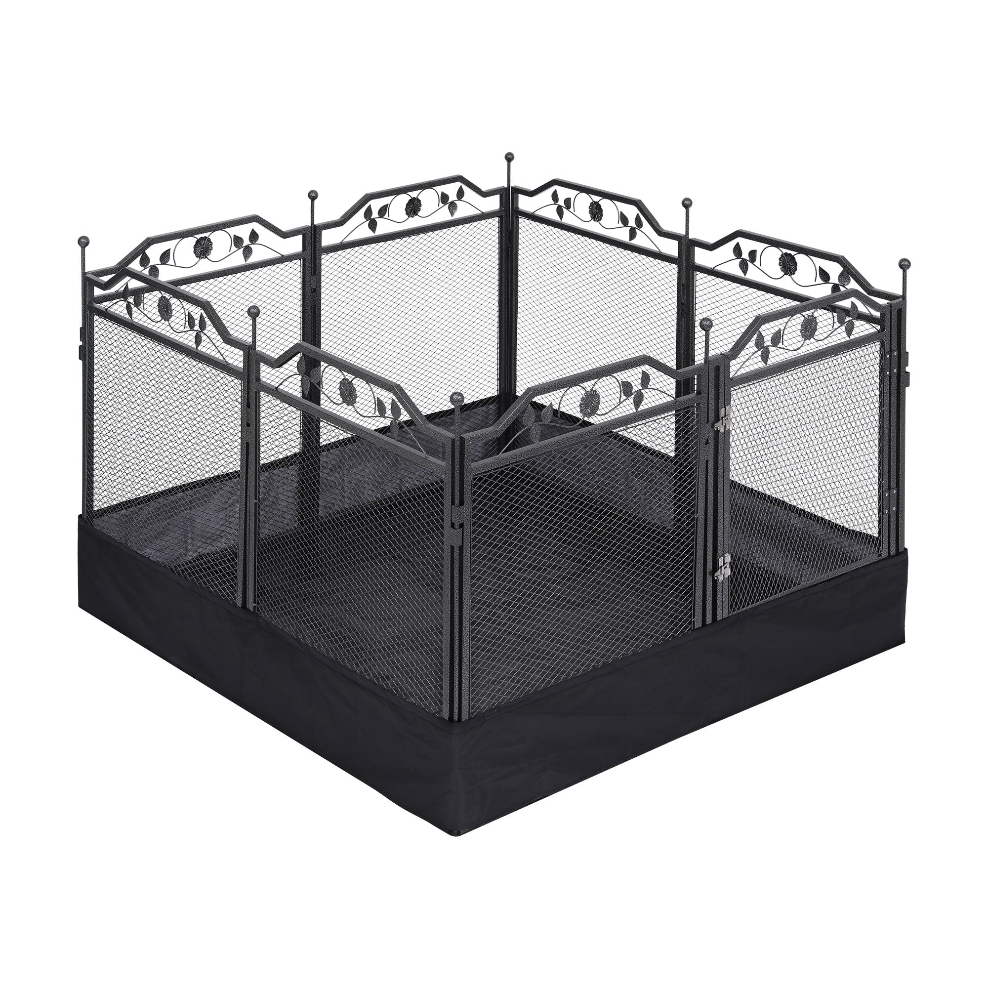 Pet Dog Playpen Heavy - Duty Enclosure Multi - Configuration Indoor Outdoor Black - Pet Care > Dog Supplies > Dog Playpens & Gates - Rivercity House & Home Co. (ABN 18 642 972 209) - Affordable Modern Furniture Australia