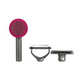 Pet Grooming Kit with 3 Tools and One-Click Cleaning - Black
