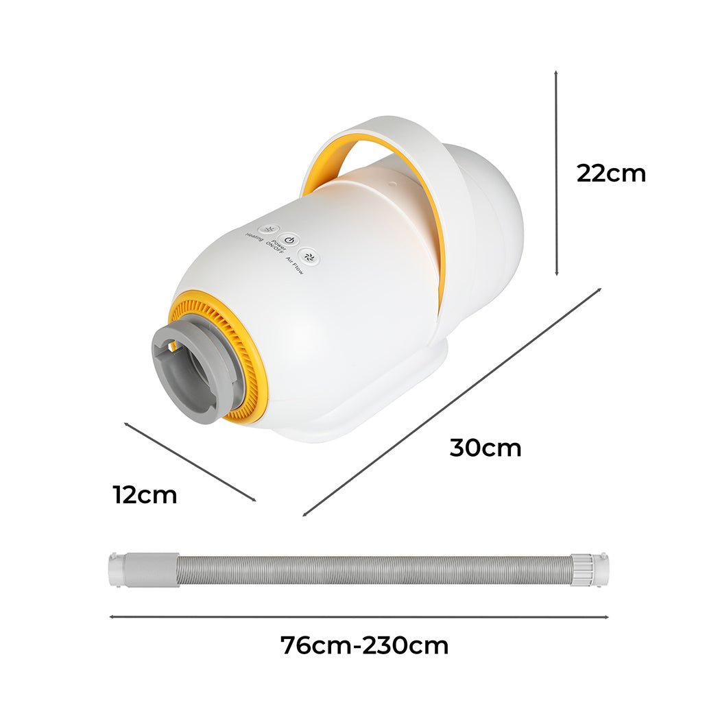 Pet Hair Dryer Grooming for Dogs and Cats with 4 Nozzles - White - Rivercity House & Home Co. (ABN 18 642 972 209) - Affordable Modern Furniture Australia