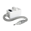 Pet Hair Dryer with LED Grooming and Anion Wind Control - White