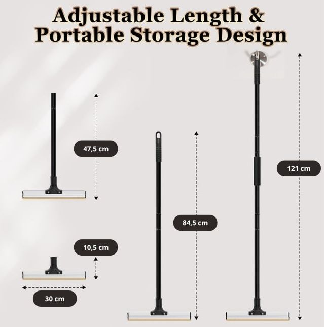Pet Hair Remover Broom with Long Handle Reusable Fur & Lint Remover for Dog & Cat Hair - Multi - Surface - Pet Care > Cat Supplies > Cat Scratchers - Rivercity House & Home Co. (ABN 18 642 972 209) - Affordable Modern Furniture Australia