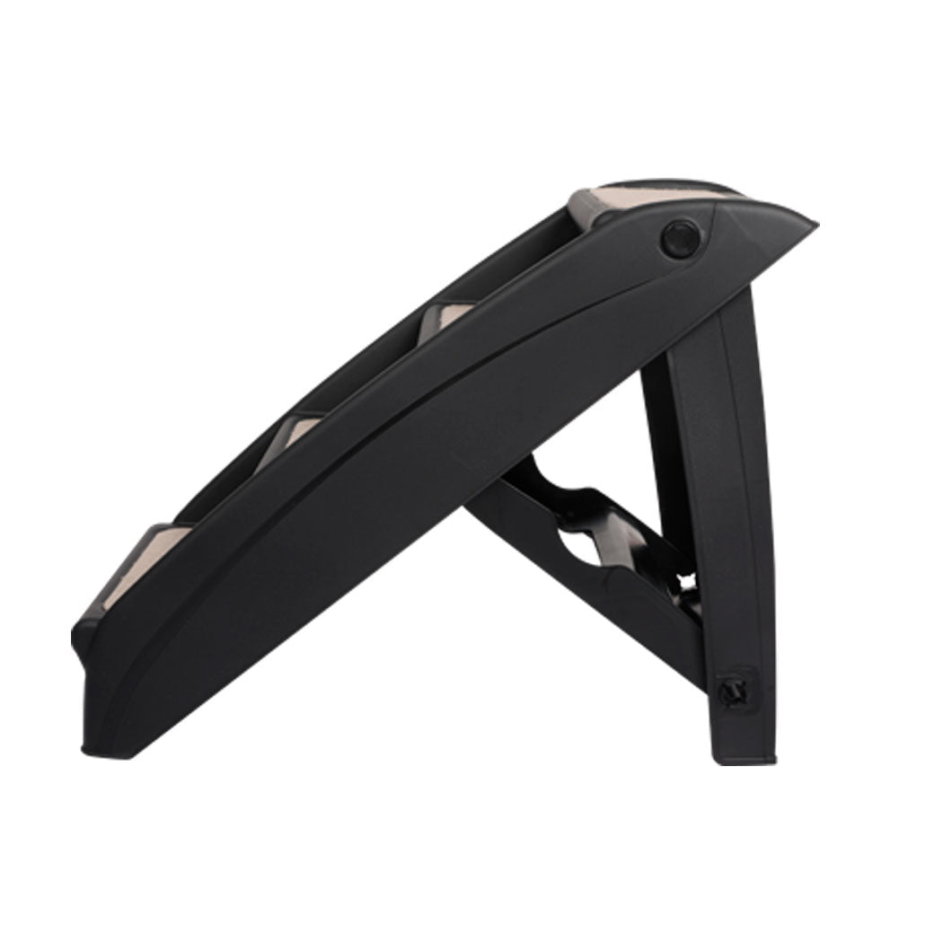 Pet Ramp Foldable Dog Steps with Anti - Slip Mat and Safety Buckle - Black - Rivercity House & Home Co. (ABN 18 642 972 209) - Affordable Modern Furniture Australia