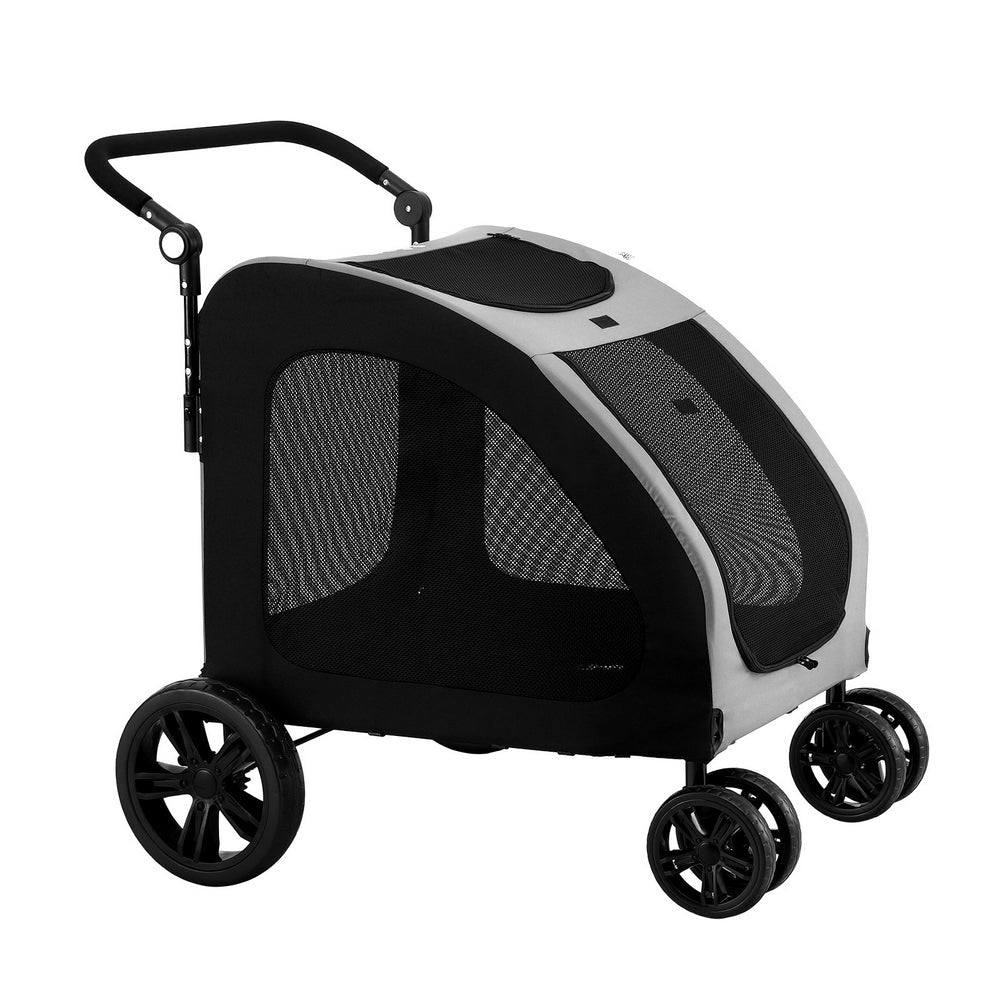 Pet Stroller Dog Pram Large Carrier Cat Travel Foldable Strollers 4 Wheels Trolley - Pet Care > Cat Supplies > Cat Carriers & Crates - Rivercity House & Home Co. (ABN 18 642 972 209) - Affordable Modern Furniture Australia