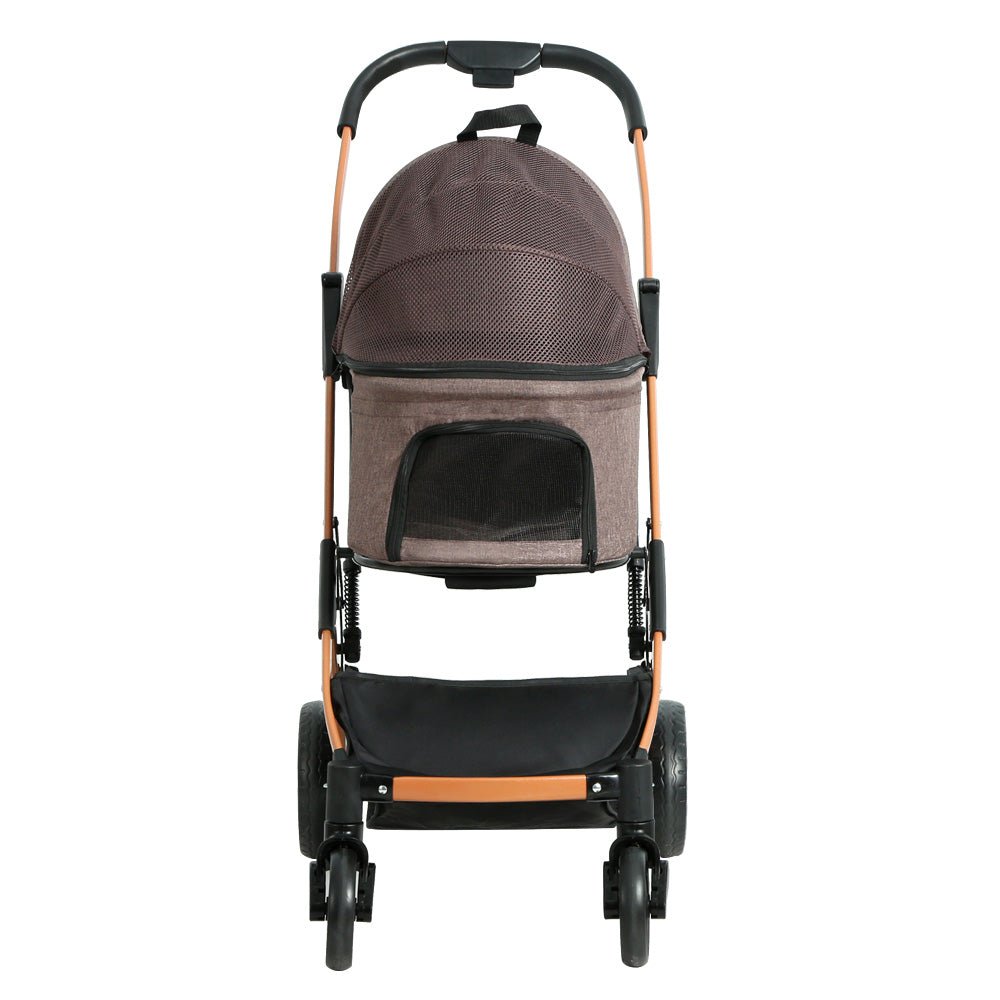 Pet Stroller Dog Pram Large Cat Carrier Travel Foldable 4 Wheels Pushchair Double - Pet Care > Cat Supplies > Cat Carriers & Crates - Rivercity House & Home Co. (ABN 18 642 972 209) - Affordable Modern Furniture Australia