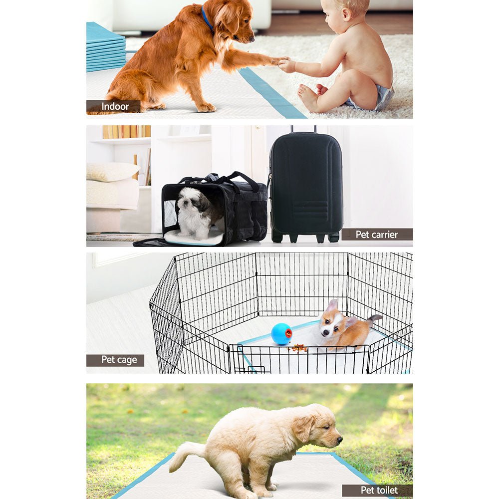 Pet Training Pads 200pcs 60x60cm Puppy Dog Toilet Pee Indoor Super Absorbent Blue - Pet Care > Dog Supplies > Dog Training Aids - Rivercity House & Home Co. (ABN 18 642 972 209) - Affordable Modern Furniture Australia