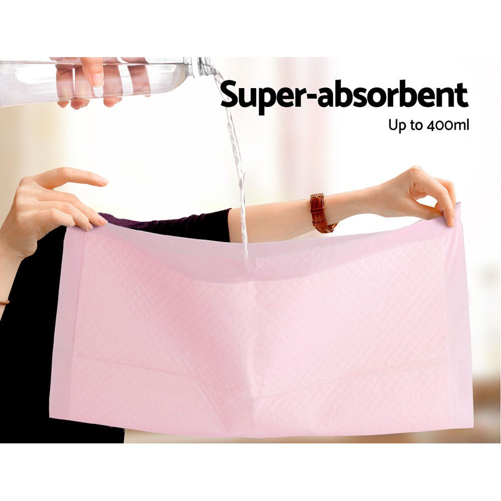 Pet Training Pads 200pcs 60x60cm Puppy Dog Toilet Pee Indoor Super Absorbent Pink - Pet Care > Dog Supplies > Dog Training Aids - Rivercity House & Home Co. (ABN 18 642 972 209) - Affordable Modern Furniture Australia
