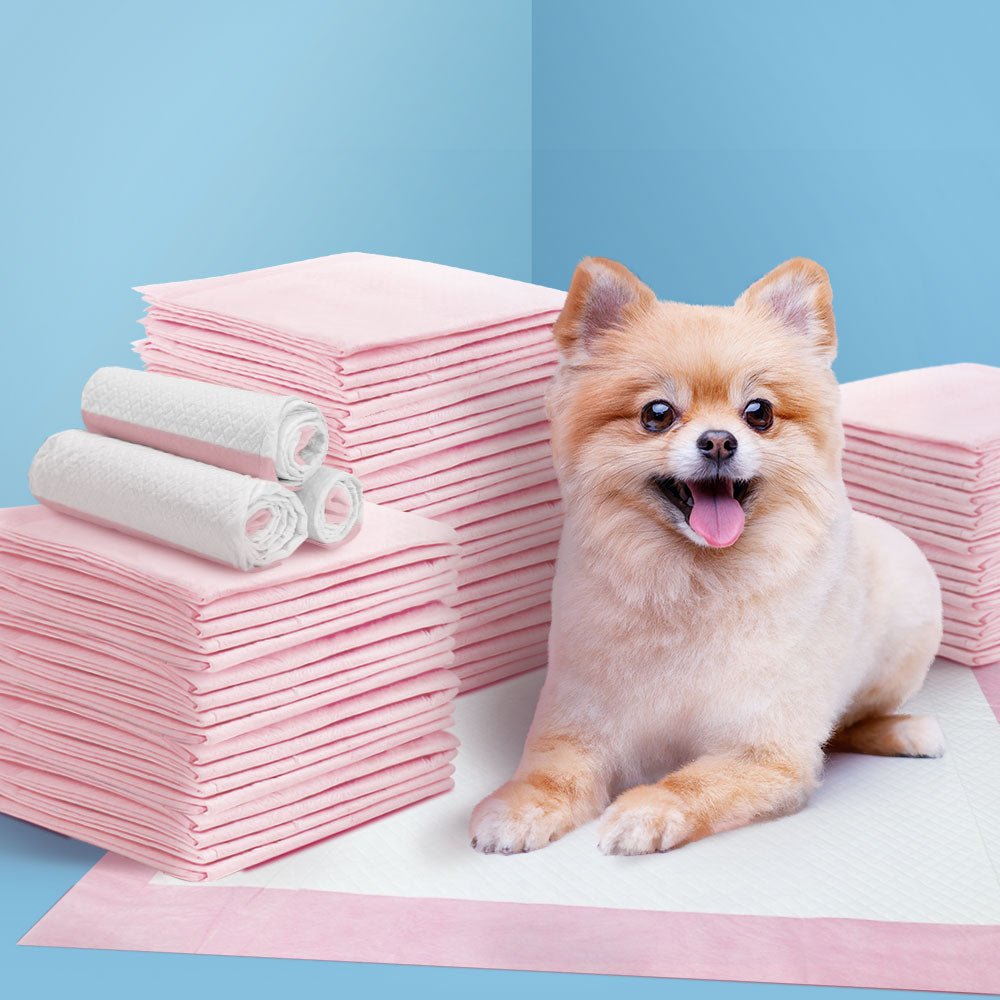 Pet Training Pads 400pcs 60x60cm Puppy Dog Toilet Pee Indoor Super Absorbent Pink - Pet Care > Dog Supplies > Dog Training Aids - Rivercity House & Home Co. (ABN 18 642 972 209) - Affordable Modern Furniture Australia