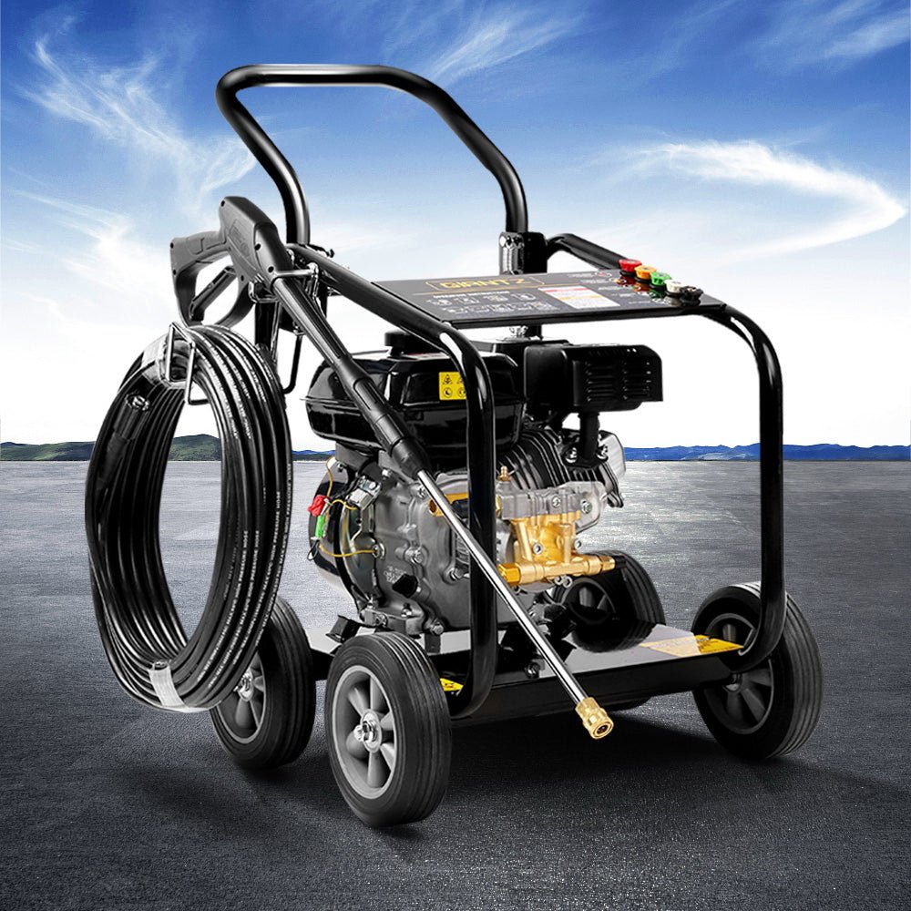 Petrol High Pressure Cleaner Washer with 20m Hose - Black - Auto Accessories > Auto Accessories Others > Automotive Cleaning - Rivercity House & Home Co. (ABN 18 642 972 209) - Affordable Modern Furniture Australia