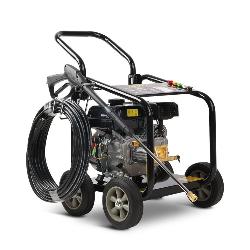 Petrol High Pressure Cleaner Washer with 20m Hose - Black - Auto Accessories > Auto Accessories Others > Automotive Cleaning - Rivercity House & Home Co. (ABN 18 642 972 209) - Affordable Modern Furniture Australia