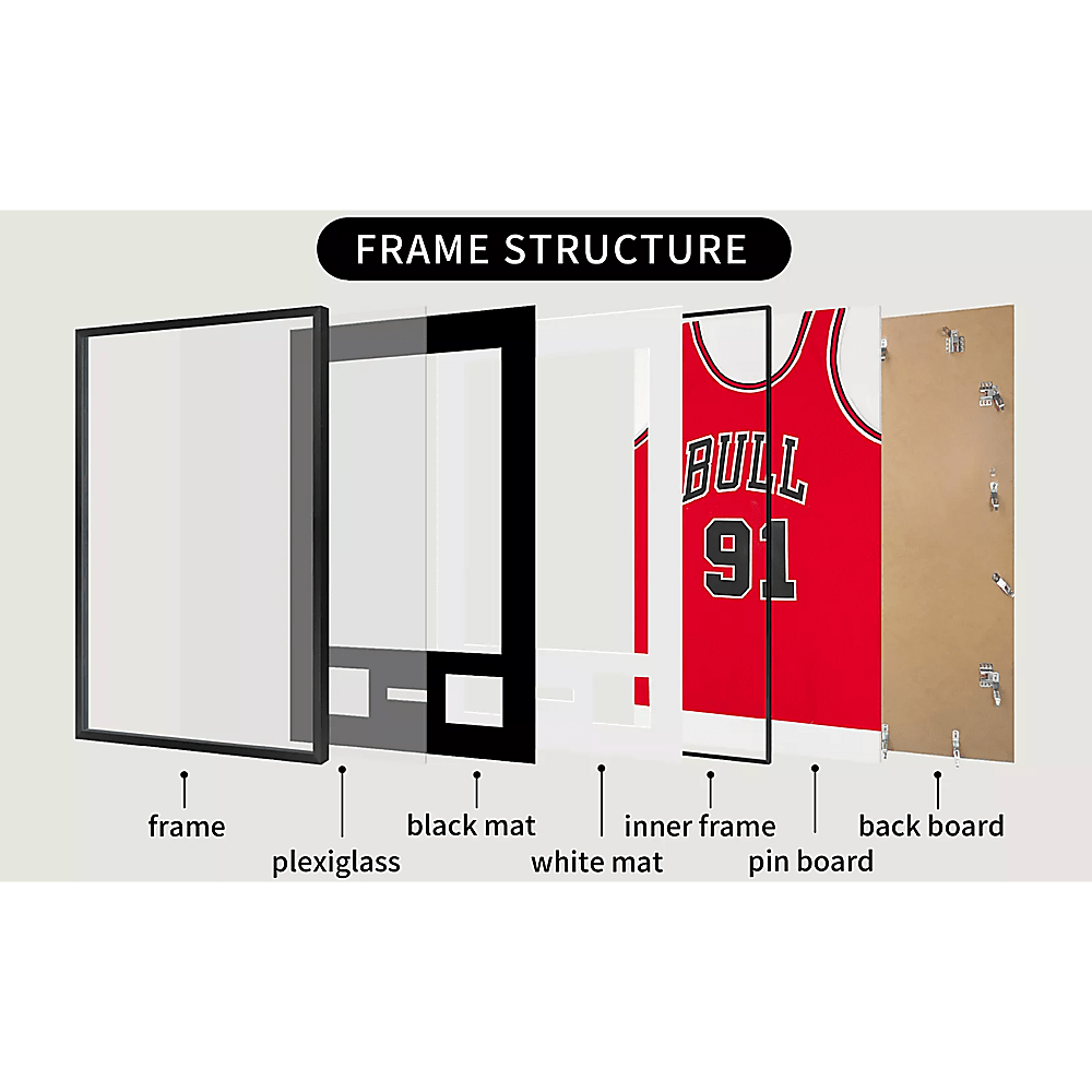 Photo Souvenir Display Frame Wall Decor Showcase - Black - Home & Garden > Decor > Picture Frames - Rivercity House & Home Co. (ABN 18 642 972 209) - Affordable Modern Furniture Australia