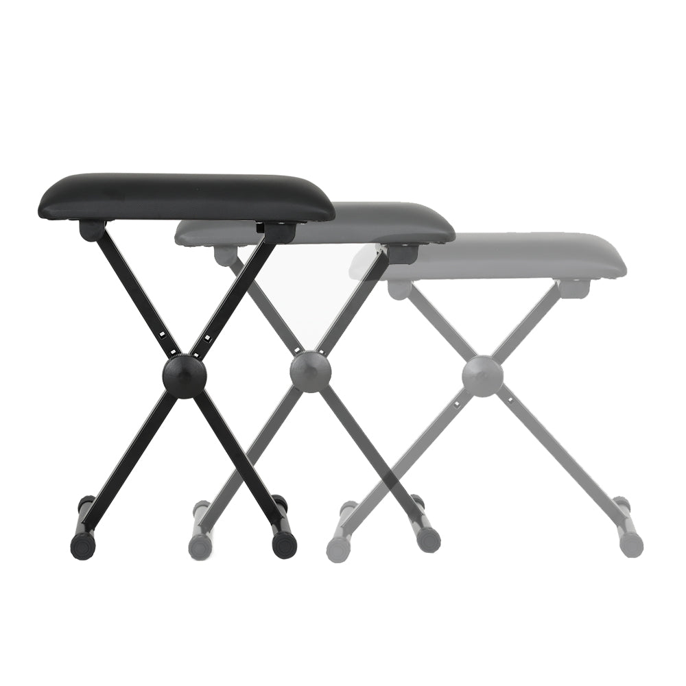 Piano Stool Adjustable Height Keyboard Seat Portable Bench Chair Black - Furniture > Bar Stools & Chairs > Table & Bar Stools - Rivercity House & Home Co. (ABN 18 642 972 209) - Affordable Modern Furniture Australia