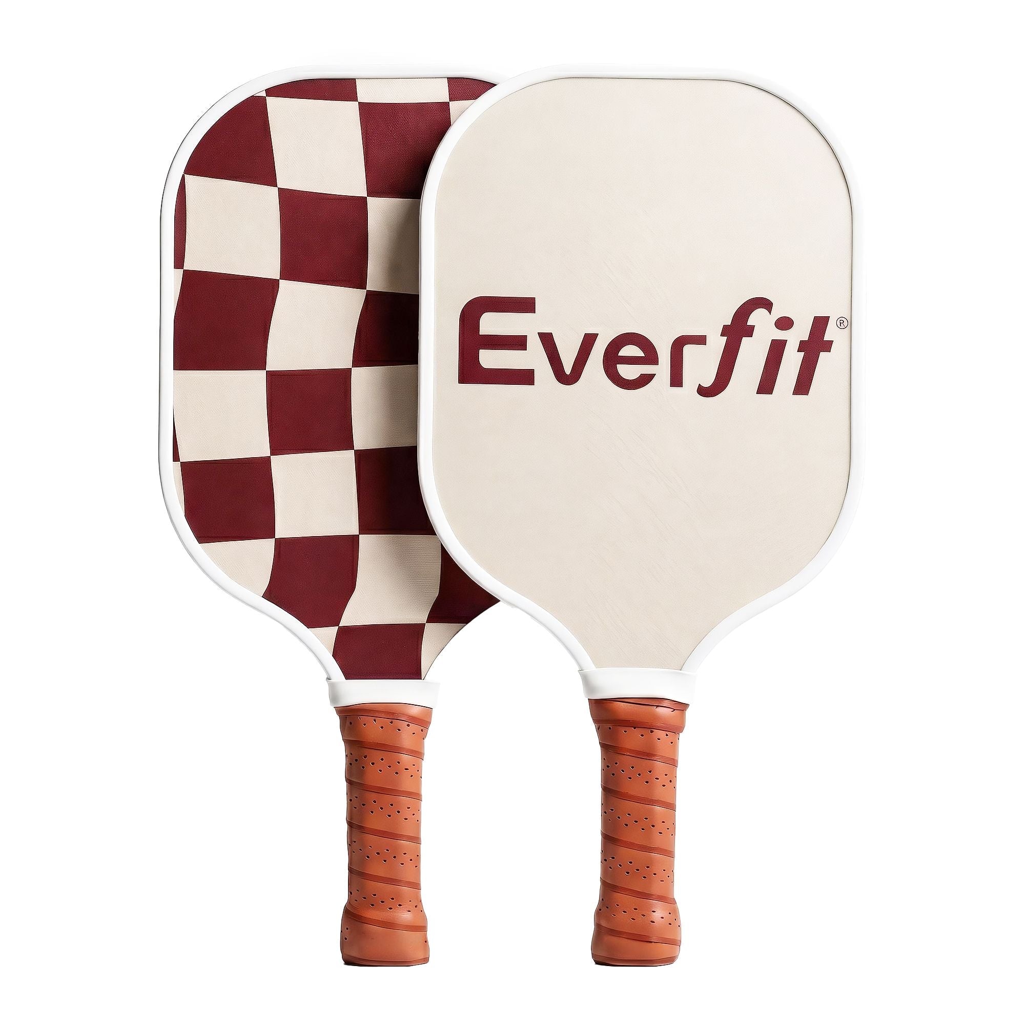 Pickleball Paddle Set Fibreglass Racquet Honeycomb Core With Bag Brown - Sports & Fitness > Racquet Sports > Pickleball - Rivercity House & Home Co. (ABN 18 642 972 209) - Affordable Modern Furniture Australia