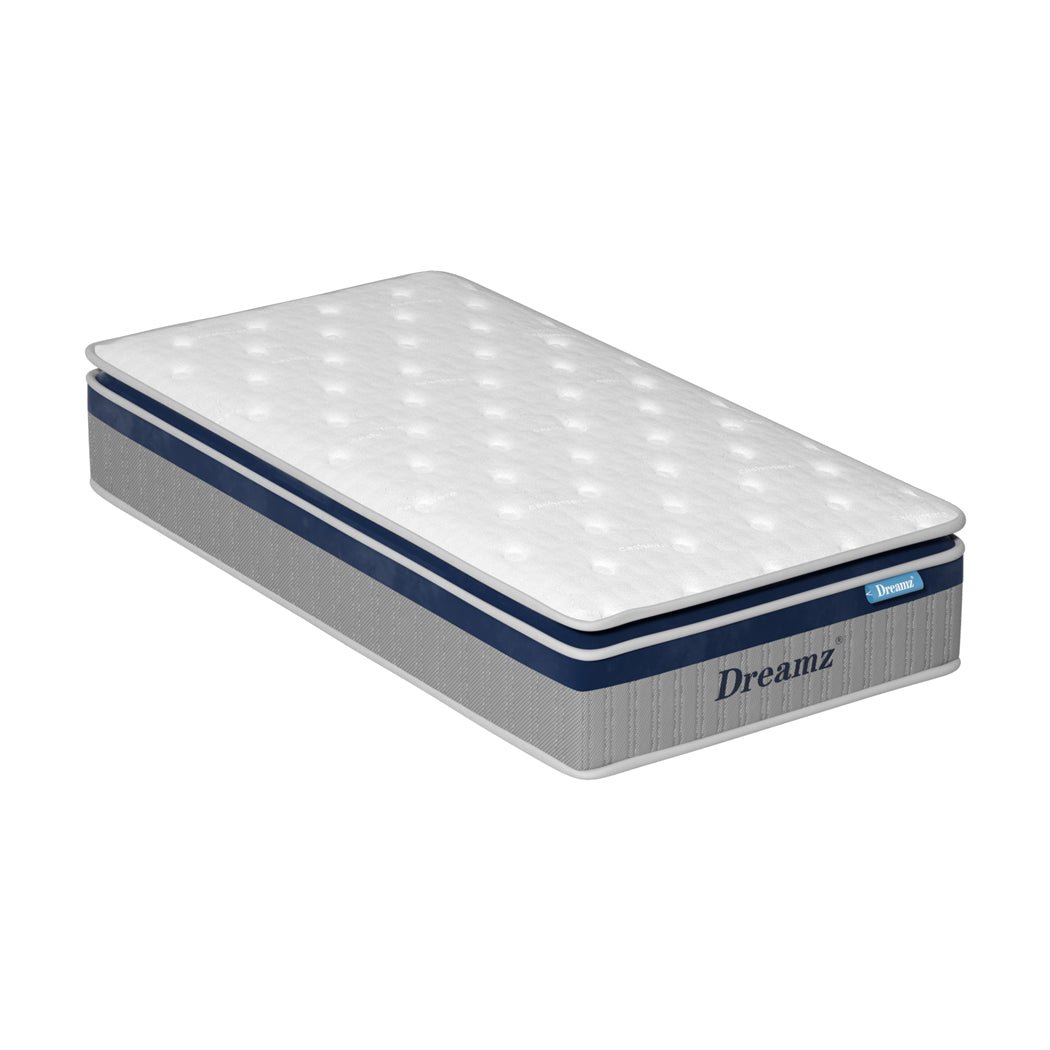Pillow Top Spring Mattress 32cm All Sizes - White - Rivercity House & Home Co. (ABN 18 642 972 209) - Affordable Modern Furniture Australia