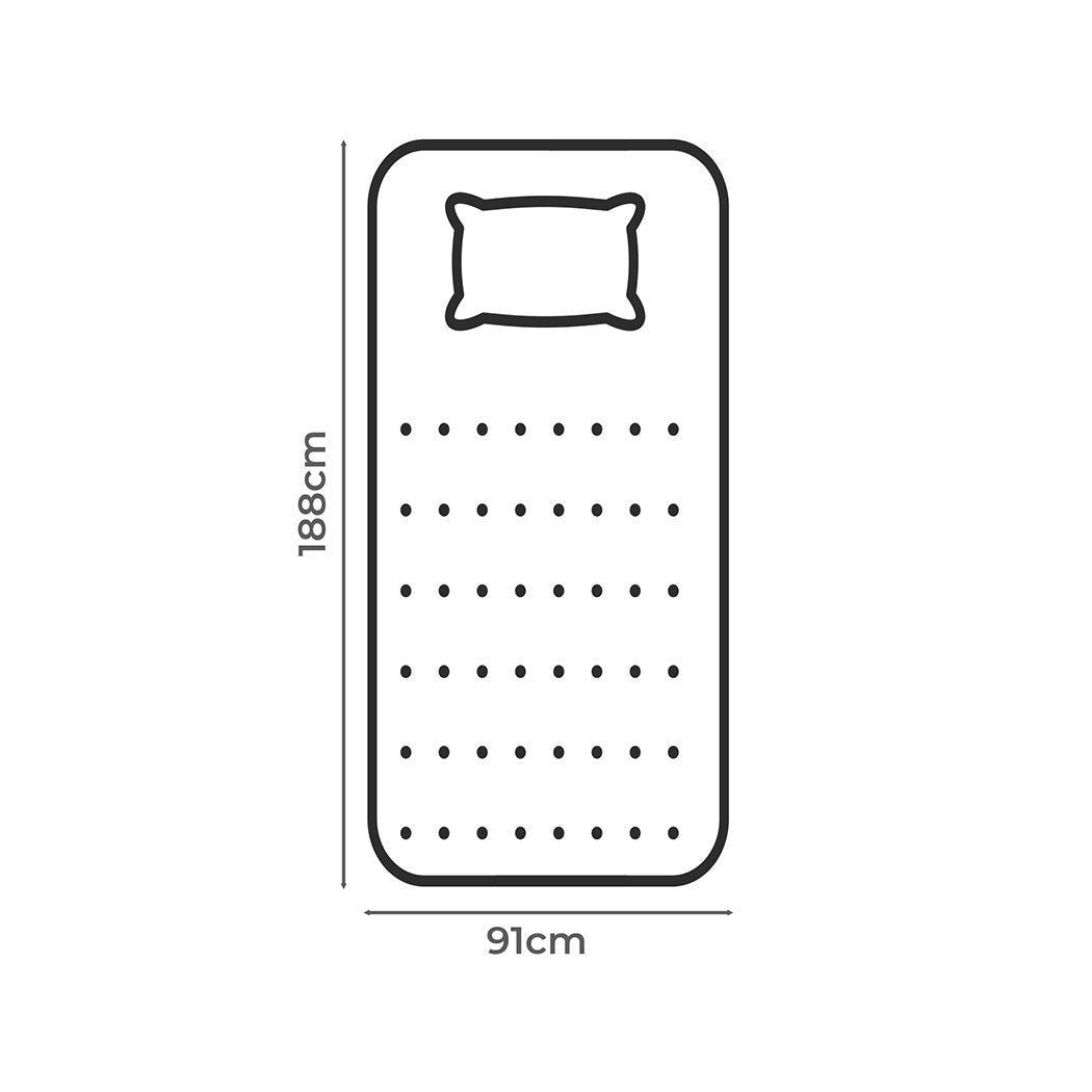Pillowtop Mattress Topper 5cm Thickness - White - Rivercity House & Home Co. (ABN 18 642 972 209) - Affordable Modern Furniture Australia