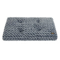 Plush Calming Dog Bed Soft Warm Washable - Grey