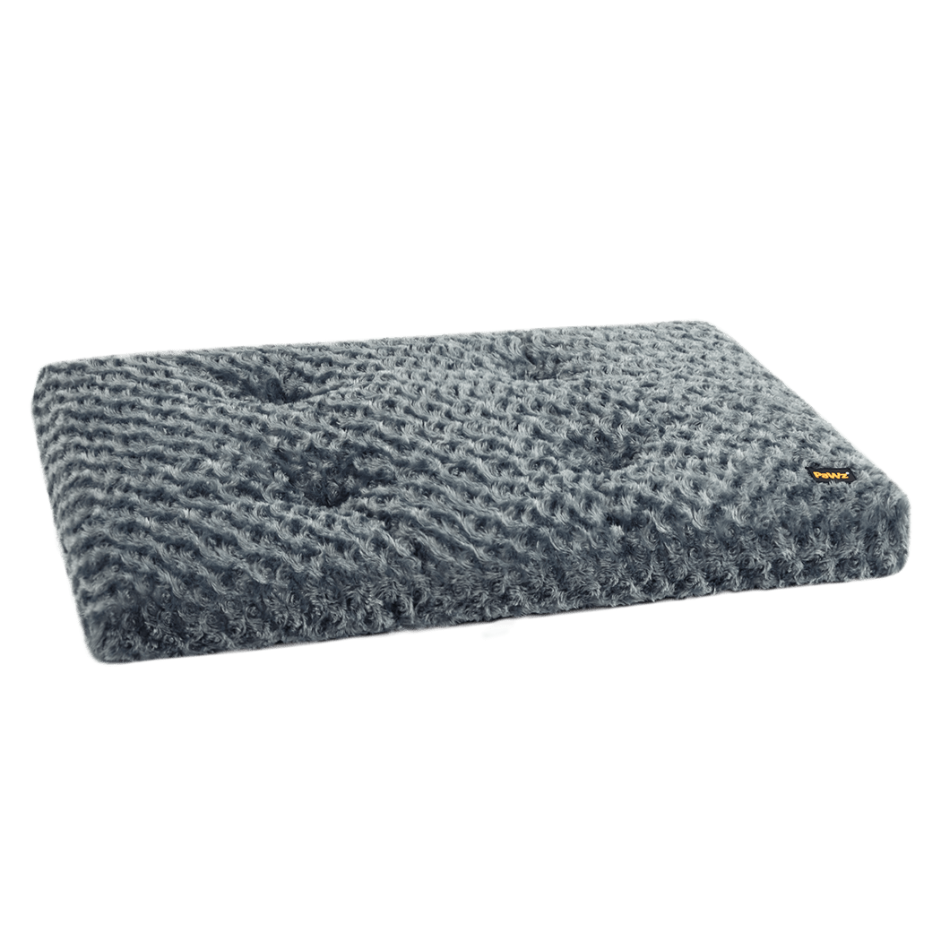 Plush Calming Dog Bed Soft Warm Washable - Grey - Rivercity House & Home Co. (ABN 18 642 972 209) - Affordable Modern Furniture Australia