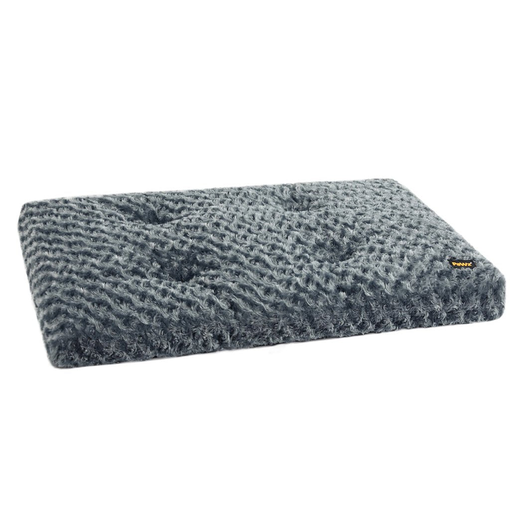 Plush Calming Dog Bed Soft Warm Washable - Grey - Rivercity House & Home Co. (ABN 18 642 972 209) - Affordable Modern Furniture Australia