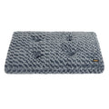 Plush Dog Bed Calming Soft Warm Washable - Grey