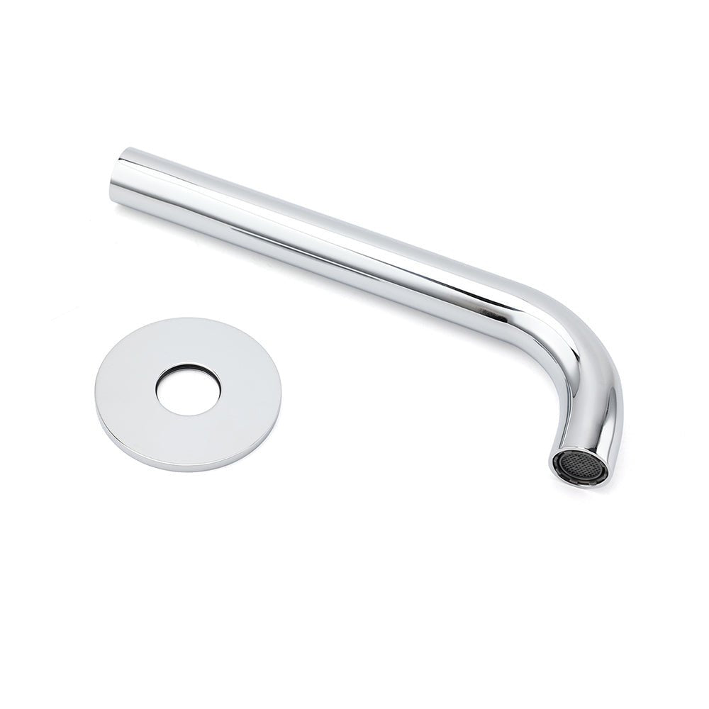 Polisehd Chrome Round 200mm Length Faucet Outlet Bath Tub Water Filler Spout Kit - Furniture > Bathroom > Shower Heads & Screens - Rivercity House & Home Co. (ABN 18 642 972 209) - Affordable Modern Furniture Australia