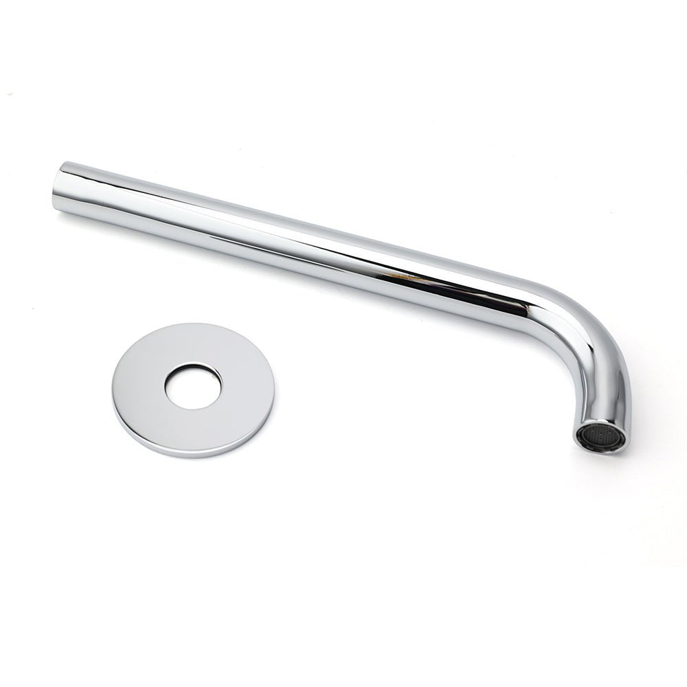 Polisehd Chrome Round 250mm Long Water Filler Spout Bath Tub Wall Mounted Outlet - Furniture > Bathroom > Shower Heads & Screens - Rivercity House & Home Co. (ABN 18 642 972 209) - Affordable Modern Furniture Australia
