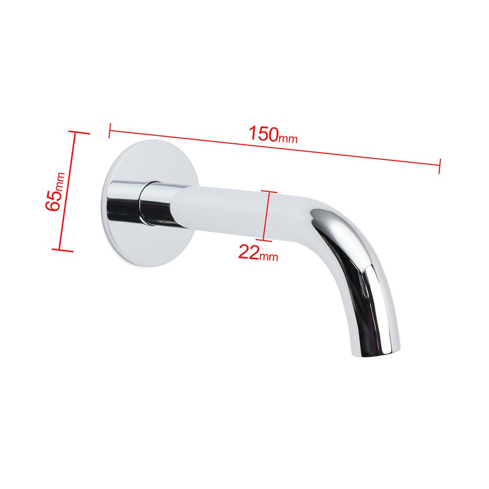 Polisehd Chrome Round Curve Faucet Water Outlet Swivel Bath Tub Filler Spout Set - Furniture > Bathroom > Shower Heads & Screens - Rivercity House & Home Co. (ABN 18 642 972 209) - Affordable Modern Furniture Australia