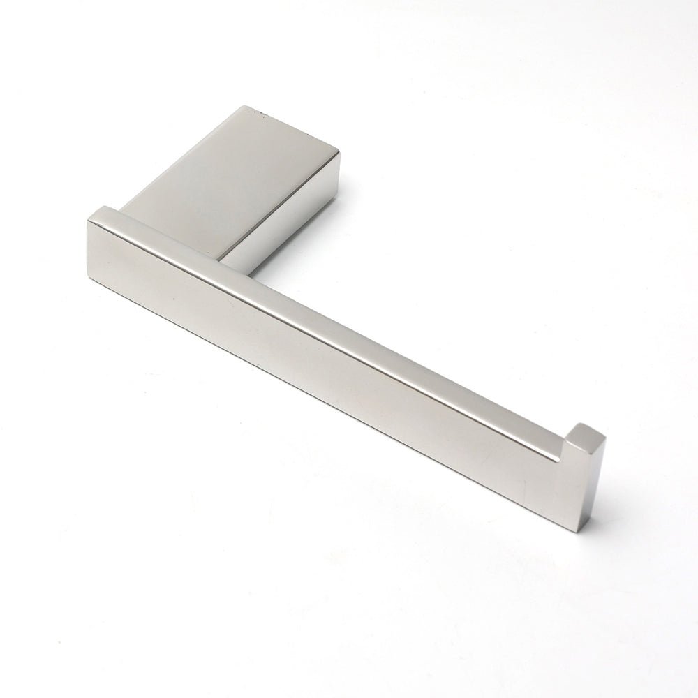 Polished Chrome Square Toilet Paper Roll Tissue Roll Holder Wall Mounted Hook - Home & Garden > Bathroom Accessories > Shower Accessories - Rivercity House & Home Co. (ABN 18 642 972 209) - Affordable Modern Furniture Australia