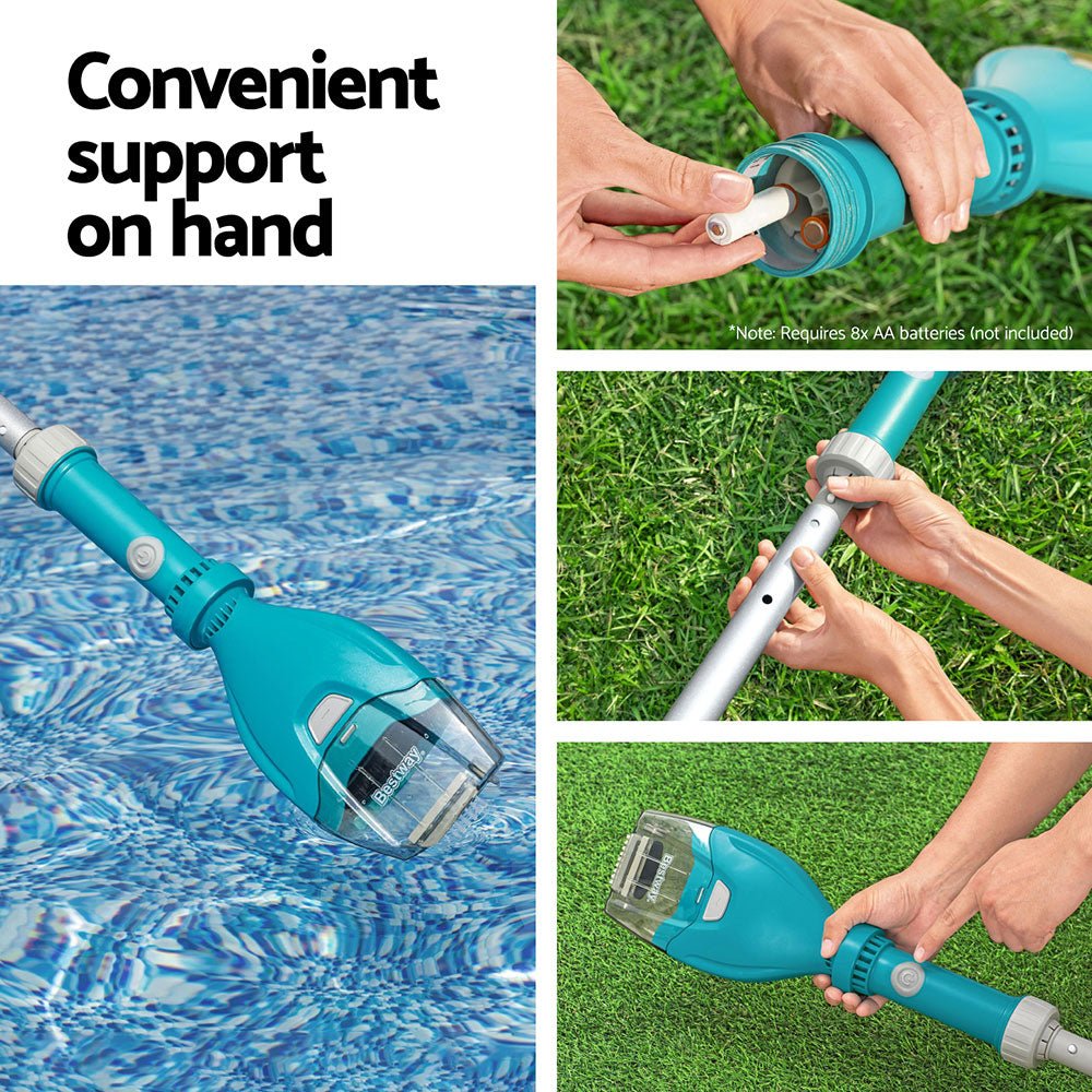 Pool Cleaner Vacuum Cordless Swimming Pools Cleaning Kit - Home & Garden > Pool & Accessories > Pool Sweeps & Vacuums - Rivercity House & Home Co. (ABN 18 642 972 209) - Affordable Modern Furniture Australia