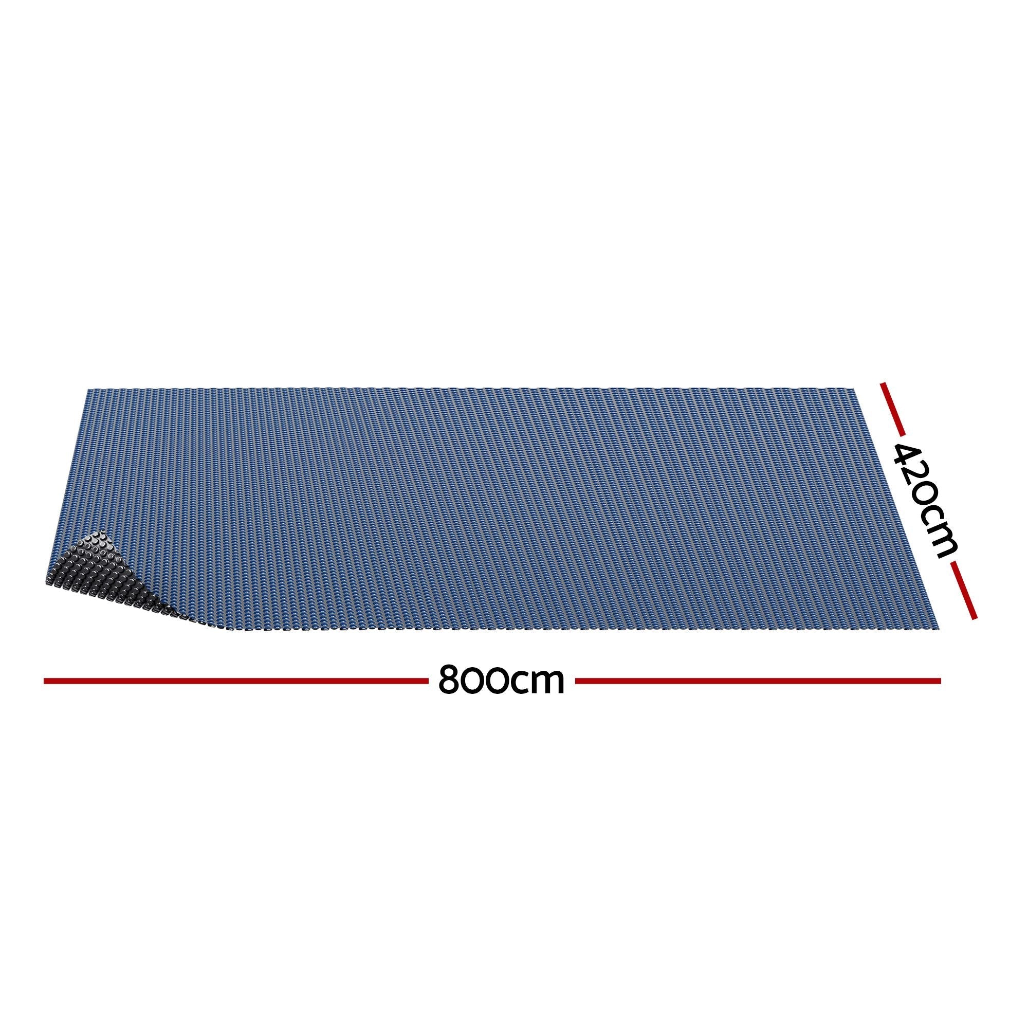 Pool Cover 600 Micron Bubble Heat Solar Blanket Blue Black 8x4.2m - Home & Garden > Pool & Accessories > Pool Covers & Accessories - Rivercity House & Home Co. (ABN 18 642 972 209) - Affordable Modern Furniture Australia