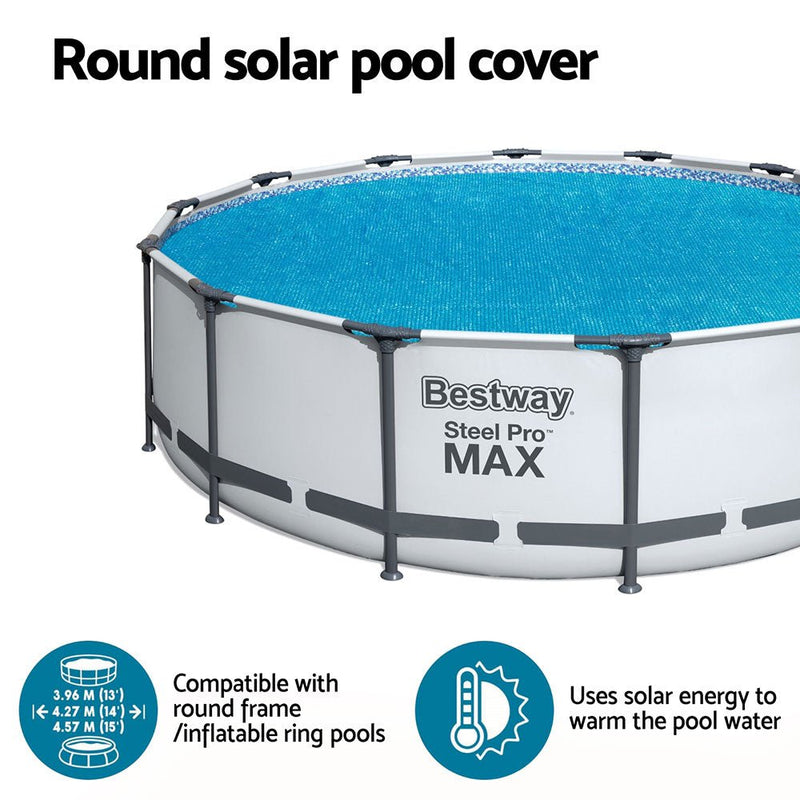 Pool Cover Solar Fits 4.17m Round Above Ground Swimming Pool Blanket - Home & Garden > Pool & Accessories > Pool Covers & Accessories - Rivercity House & Home Co. (ABN 18 642 972 209) - Affordable Modern Furniture Australia