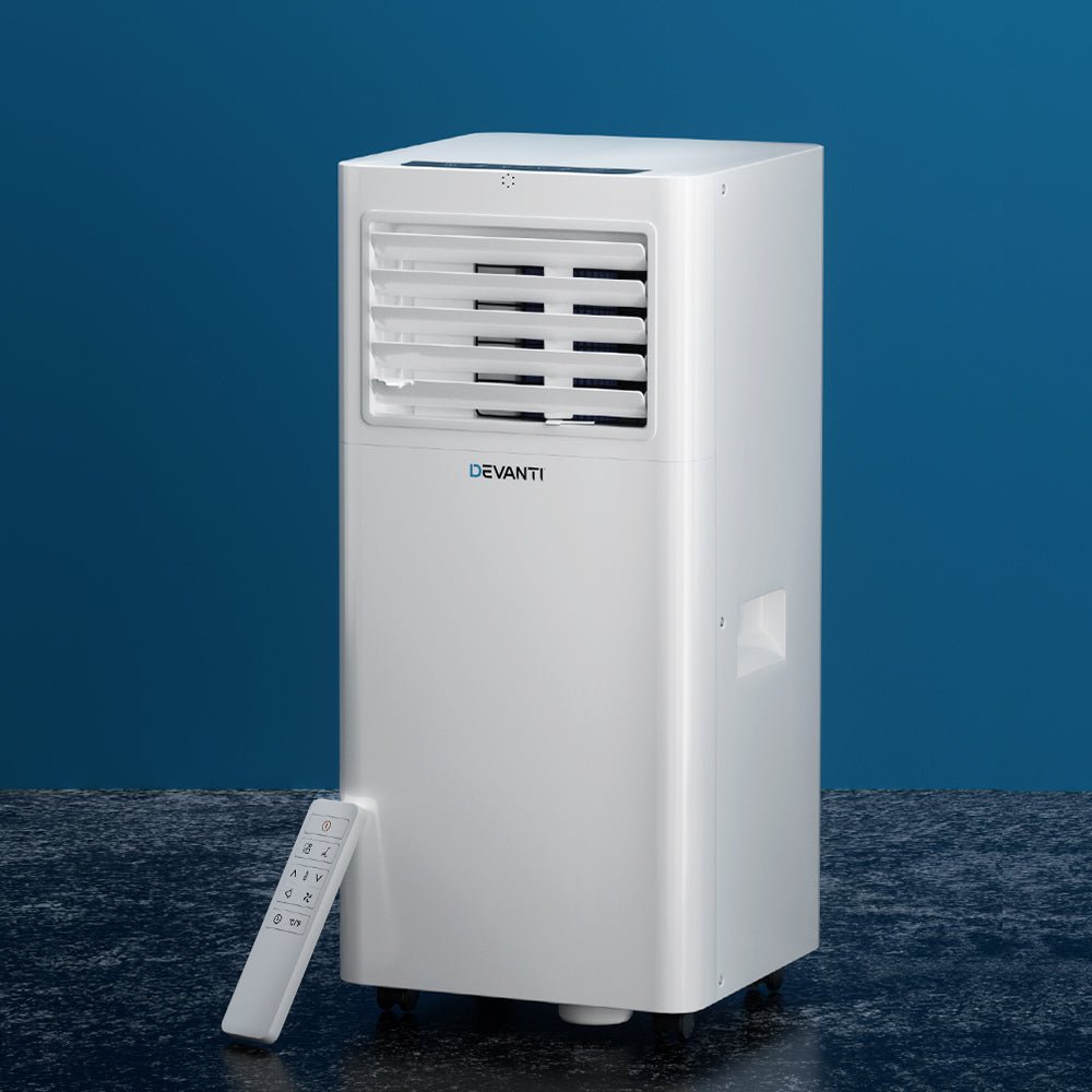 Portable Air Conditioner 7000BTU Cooling Mobile Fan Cooler Dehumidifier - Appliances > Air Conditioners > Evaporative Coolers - Rivercity House & Home Co. (ABN 18 642 972 209) - Affordable Modern Furniture Australia