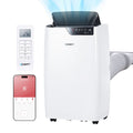 12000 BTU Portable Air Conditioner Dehumidifier Fan - White