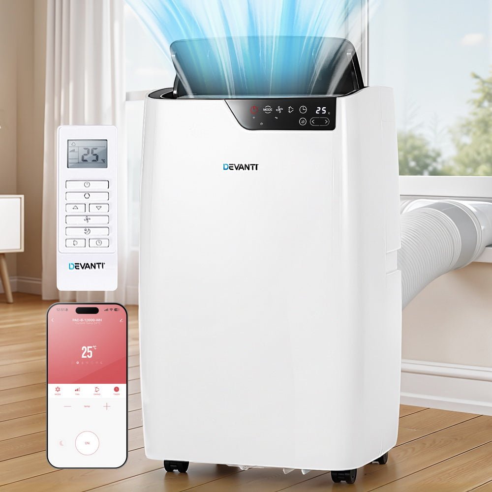 Portable Air Conditioner Dehumidifier Fan 12000BTU - Appliances > Air Conditioners > Portable Air Conditioners - Rivercity House & Home Co. (ABN 18 642 972 209) - Affordable Modern Furniture Australia