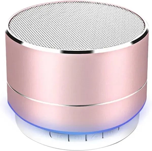 Portable Bluetooth Speaker with HD Sound, TF Card & LED Light - Pink - Audio & Video > Speakers > Bluetooth Speakers - Rivercity House & Home Co. (ABN 18 642 972 209) - Affordable Modern Furniture Australia